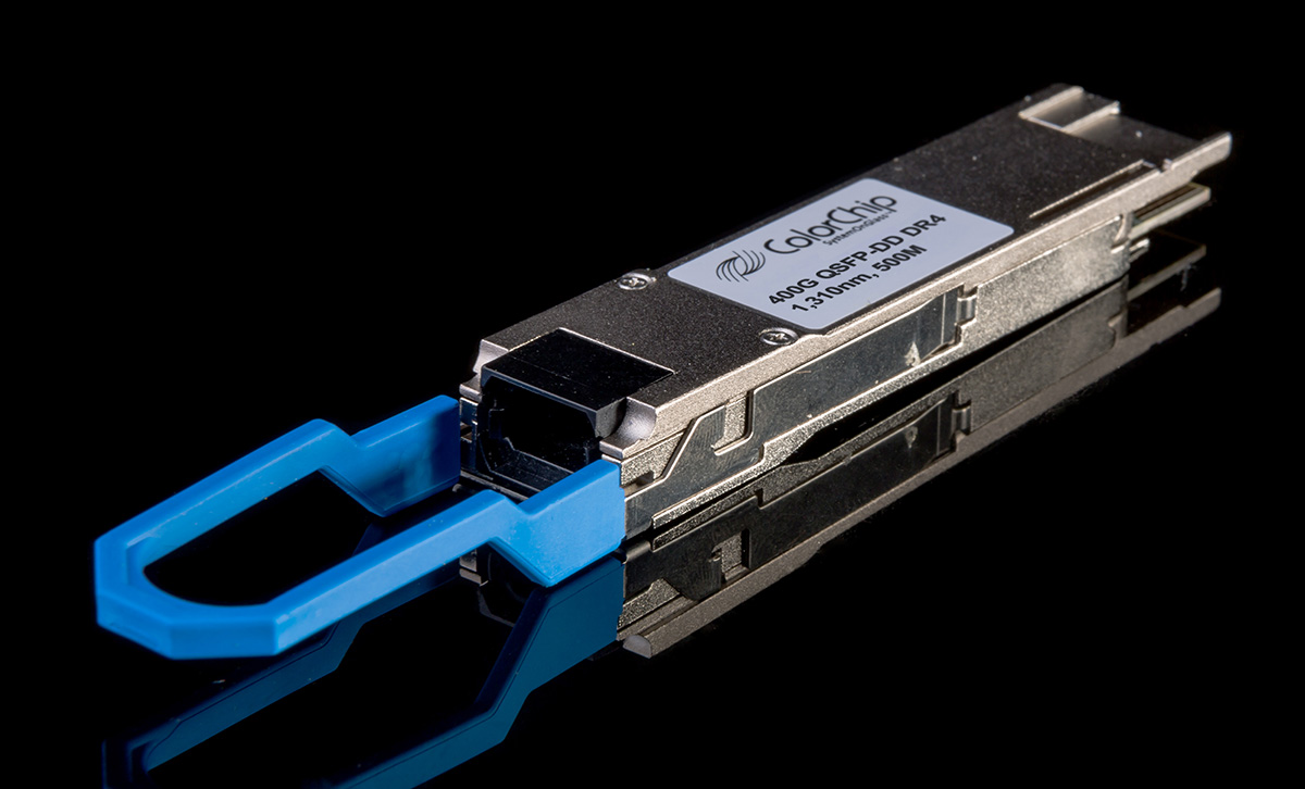 400G QSFPDD DR4 Transceiver ColorChip